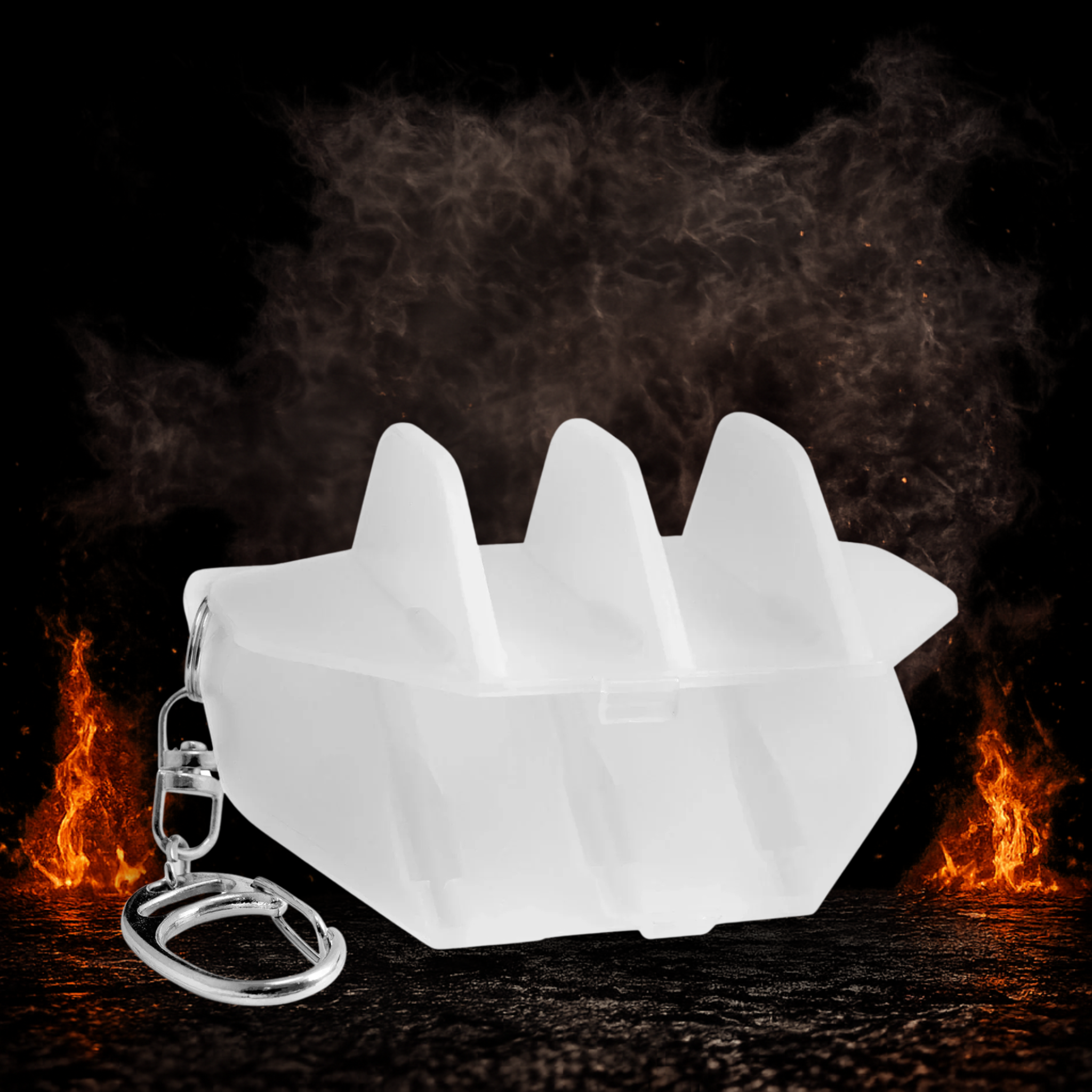 Innenansicht des L-Style Milky White Flight Case für Dart Flights
