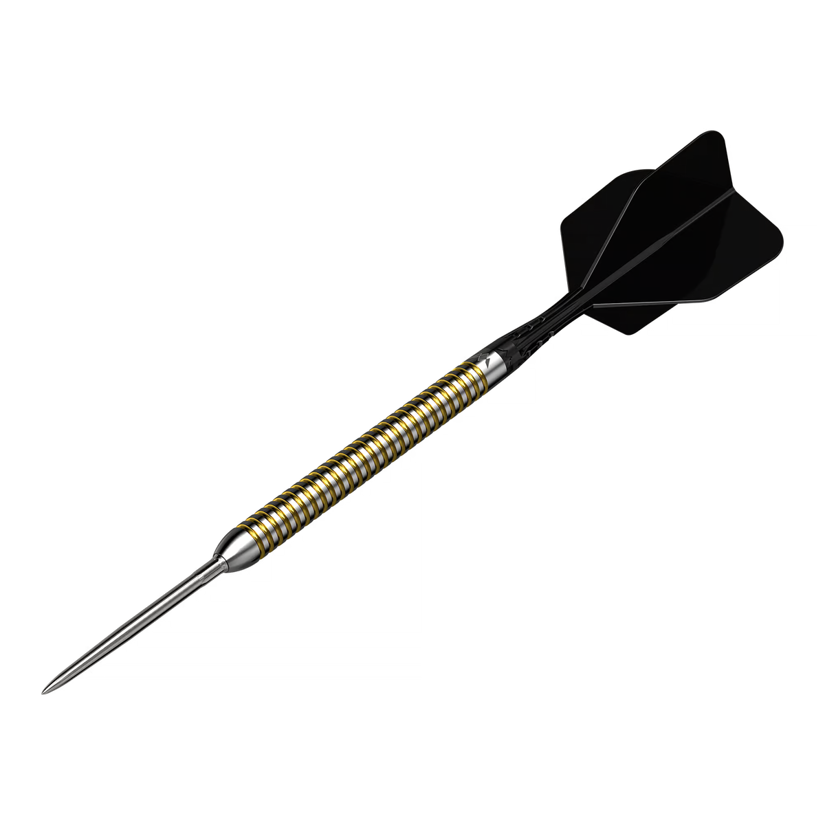 Präziser Grip der Mission Mike De Decker R2.5 Steeldarts für kontrollierte Würfe