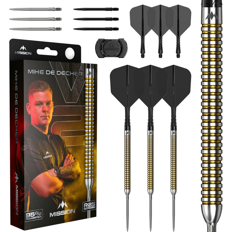 Mission Mike De Decker R2.5 Profi Steeldart für ambitionierte Dartspieler