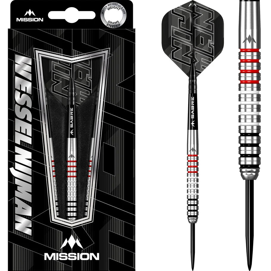 MISSION WESSEL NIJMAN DARTS STEEL TIP - 95%-2
