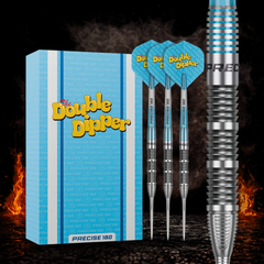 Precise180 Double Dipper V1 Steeldart 90 Prozent Tungsten in Profiqualität