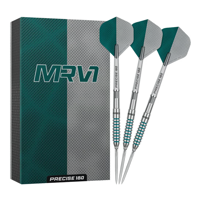 Precise180 MRV1 Steeldart Set mit hochwertiger Verarbeitung