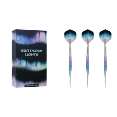 Precise180 Northern Lights Steeldart aus 90 Prozent Tungsten