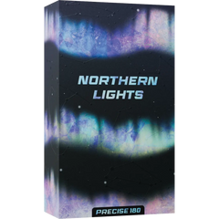Precise180 Northern Lights Steeldart Set mit hochwertiger Verarbeitung
