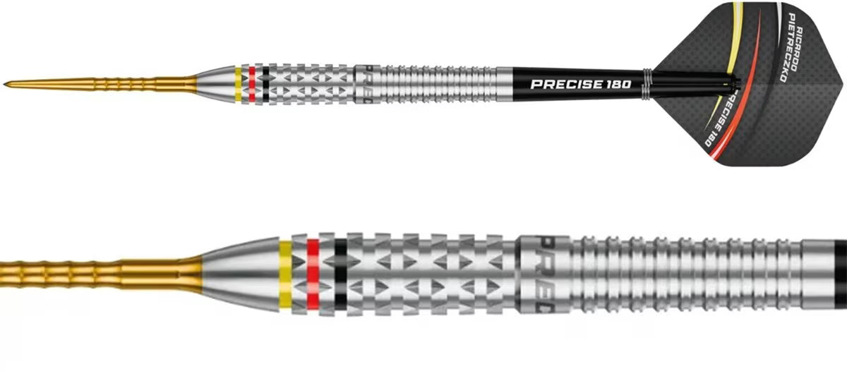 Frontansicht der Precise180 Ricardo Pietreczko Steeldarts