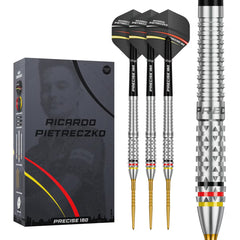 Hochwertige Precise180 Ricardo Pietreczko Profi Steeldarts für Liga und Turnier