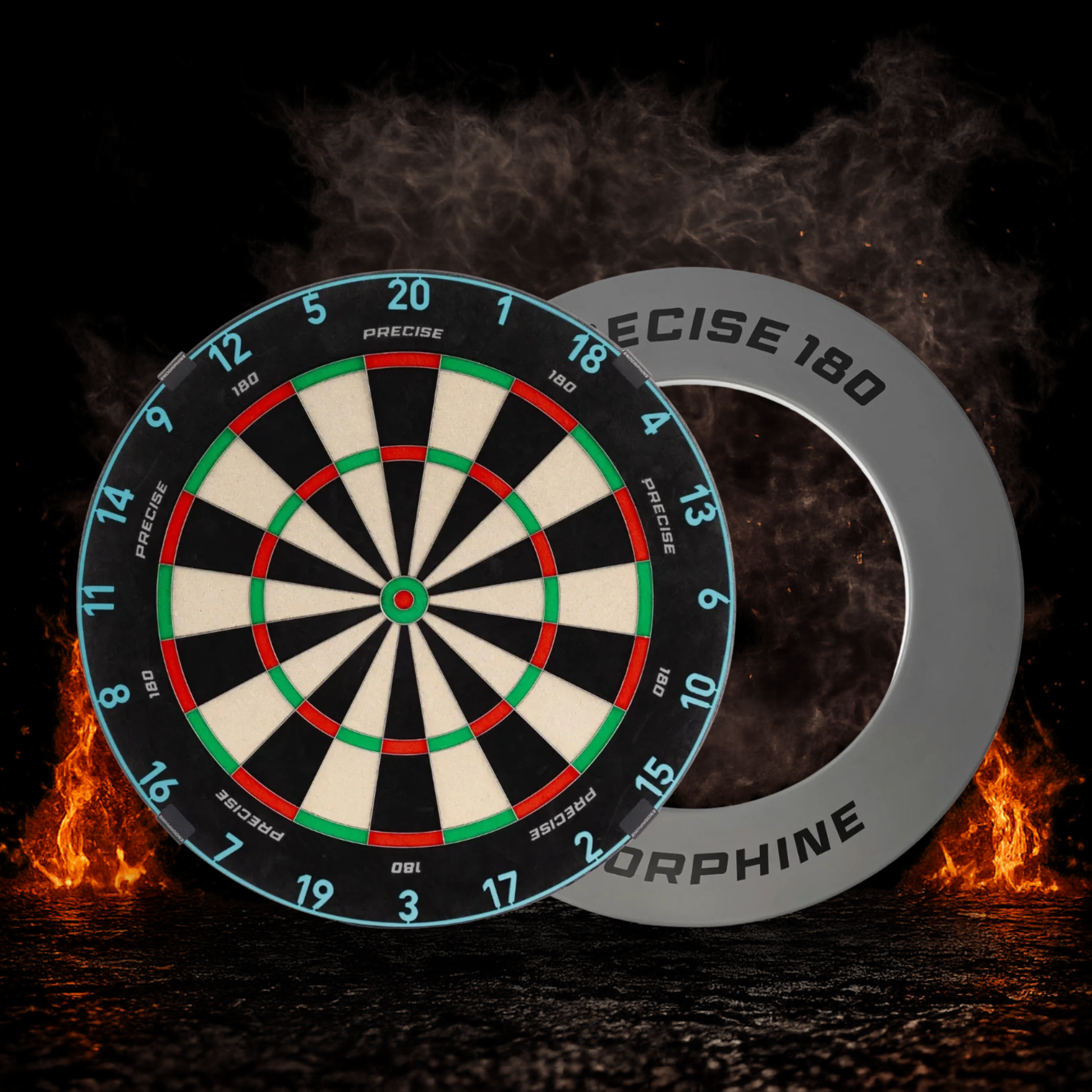 Precise180 Surround Endorphine Graphite zum Schutz von Wand und Darts