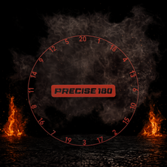 Frontansicht des Precise180 Zahlenring OnePiece in Faded Red