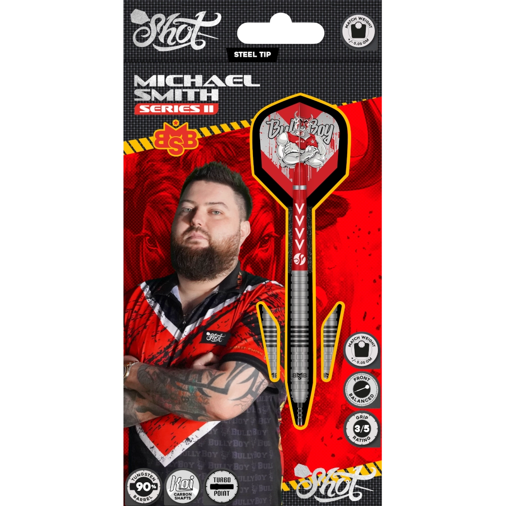 Shot Michael Smith Series II Turbo Point Steeldart 90 Prozent Tungsten – Produktansicht 2