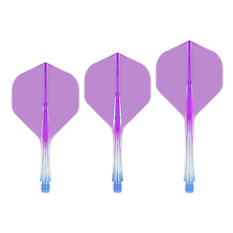 CALIBURN SUP FLIGHTS MOULDED FLIGHT & SHAFT - STANDARD NO2 - TWO TONE-4