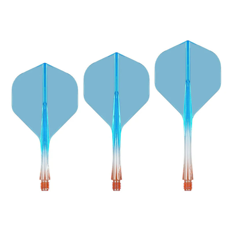 CALIBURN SUP FLIGHTS MOULDED FLIGHT & SHAFT - STANDARD NO2 - TWO TONE-2