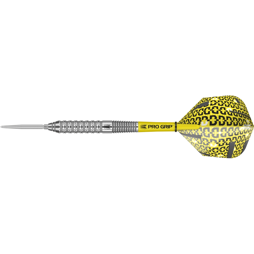 Frontansicht der Target Bolide 02 Swiss Point Steeldarts
