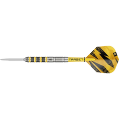 Frontansicht der Target Buzz SP01 Steeldarts 90 Prozent Tungsten