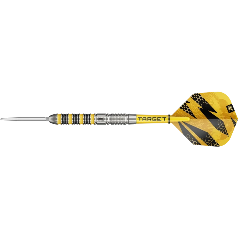 Frontansicht der Target Buzz SP01 Steeldarts 90 Prozent Tungsten