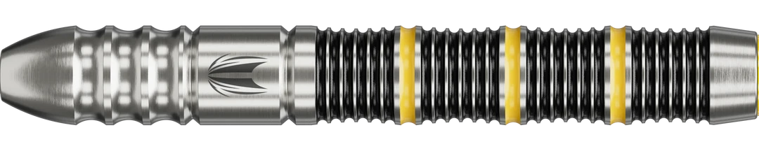 Detailaufnahme des Target Buzz SP02 Steeldart Barrels mit präzisem Grip