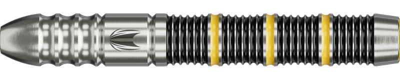 Detailaufnahme des Target Buzz SP02 Steeldart Barrels mit präzisem Grip