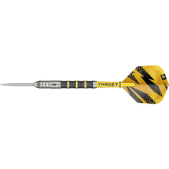 Frontansicht der Target Buzz SP02 Steeldarts 90 Prozent Tungsten