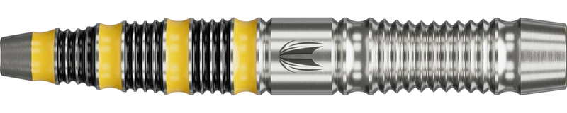 Detailaufnahme des Target Buzz SP03 Steeldart Barrels mit präzisem Grip