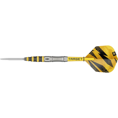 Frontansicht der Target Buzz SP03 Steeldarts 90 Prozent Tungsten