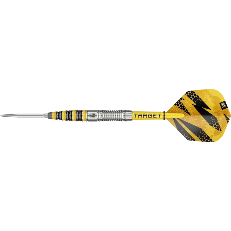 Frontansicht der Target Buzz SP03 Steeldarts 90 Prozent Tungsten