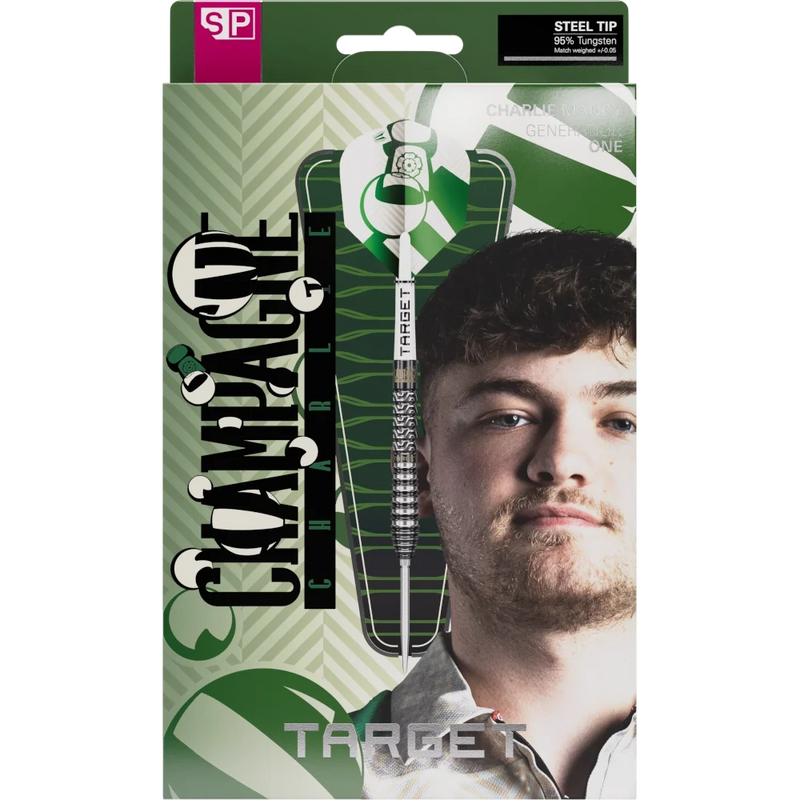 Target Charlie Manby G1 SP Steeldart Set für Training Liga und Turnier