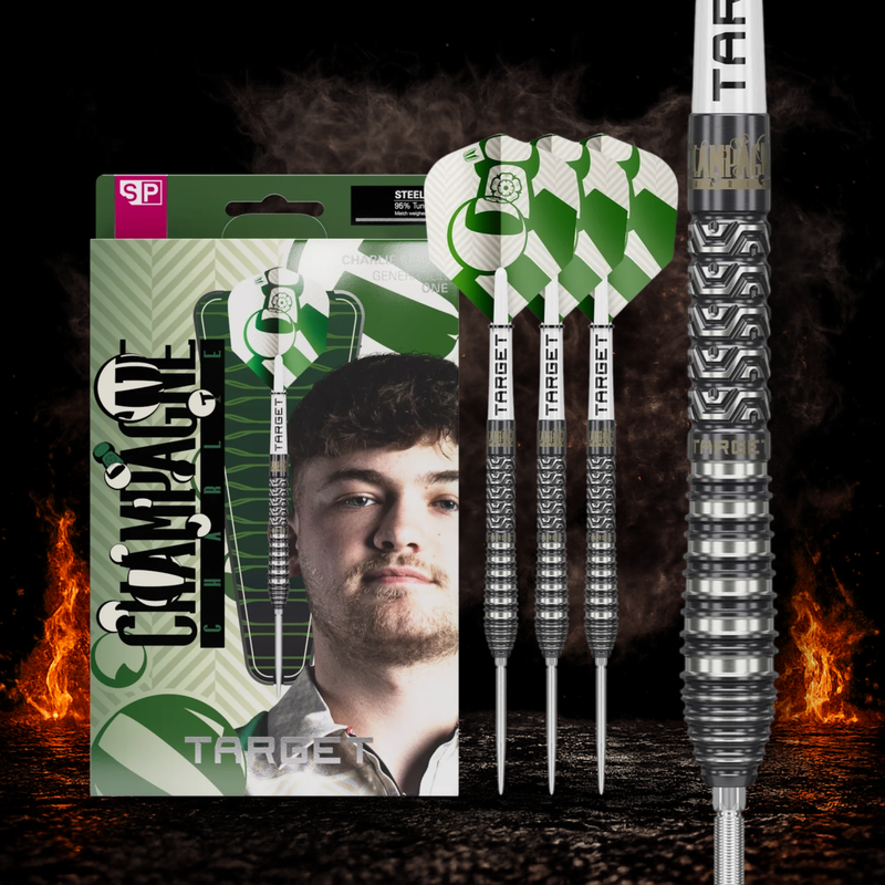 Target Charlie Manby G1 SP Steeldart 95 Prozent Tungsten Profi Dartpfeile