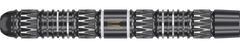 Detailaufnahme des präzisen Barrel Grips der Target Chris Dobey 95K Steeldarts