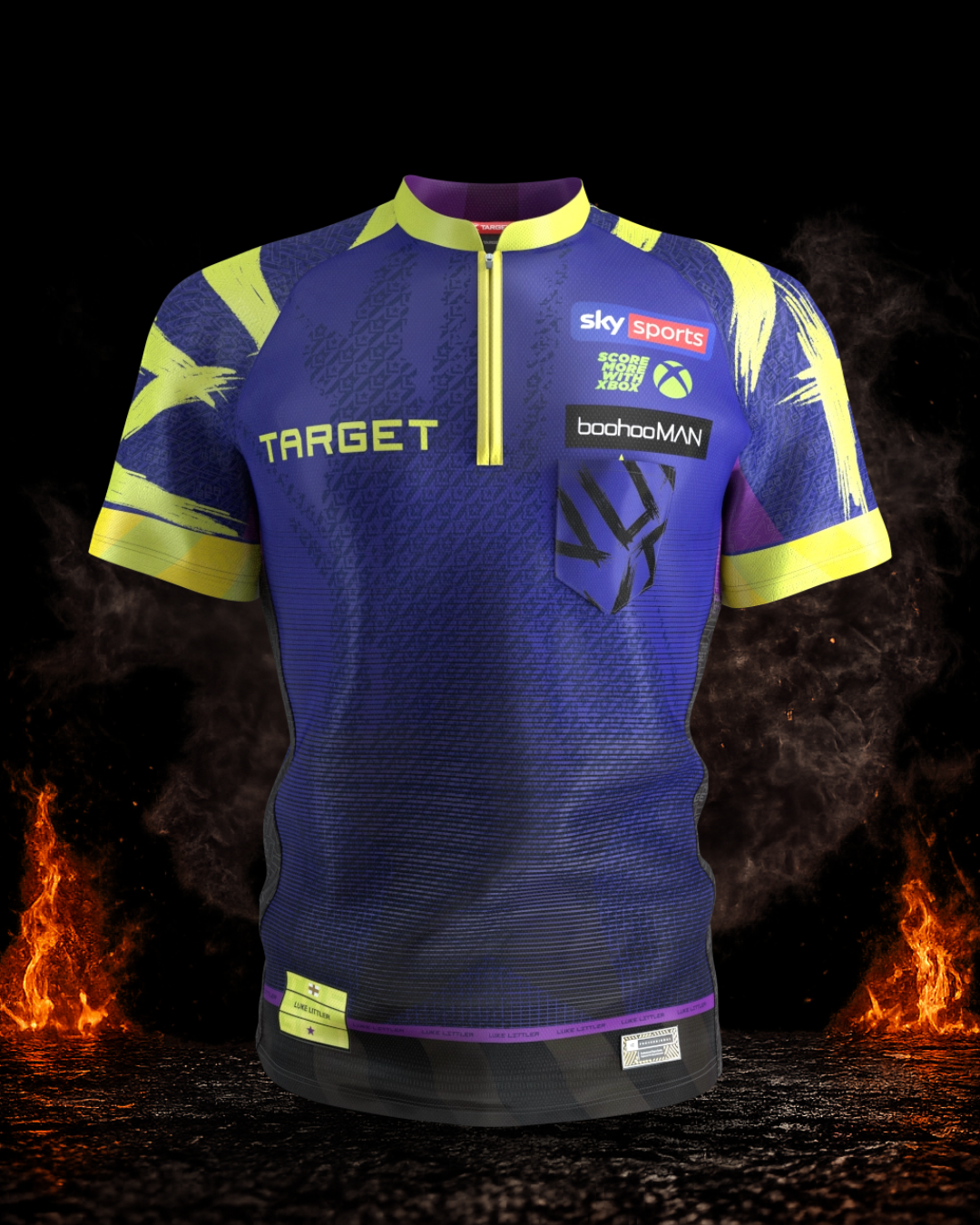 Target Coolplay Luke Littler Dart Shirt 2026 im offiziellen Spielerdesign von Luke Littler
