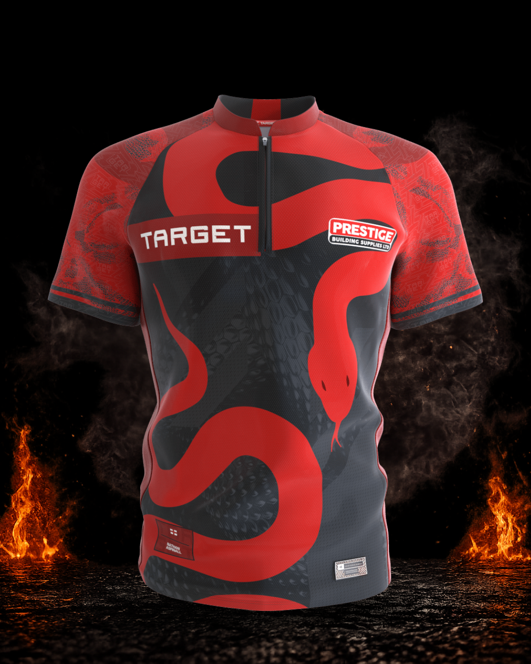 Target Coolplay Nathan Aspinall 2025 Dart Shirt im offiziellen Spielerdesign von The Asp