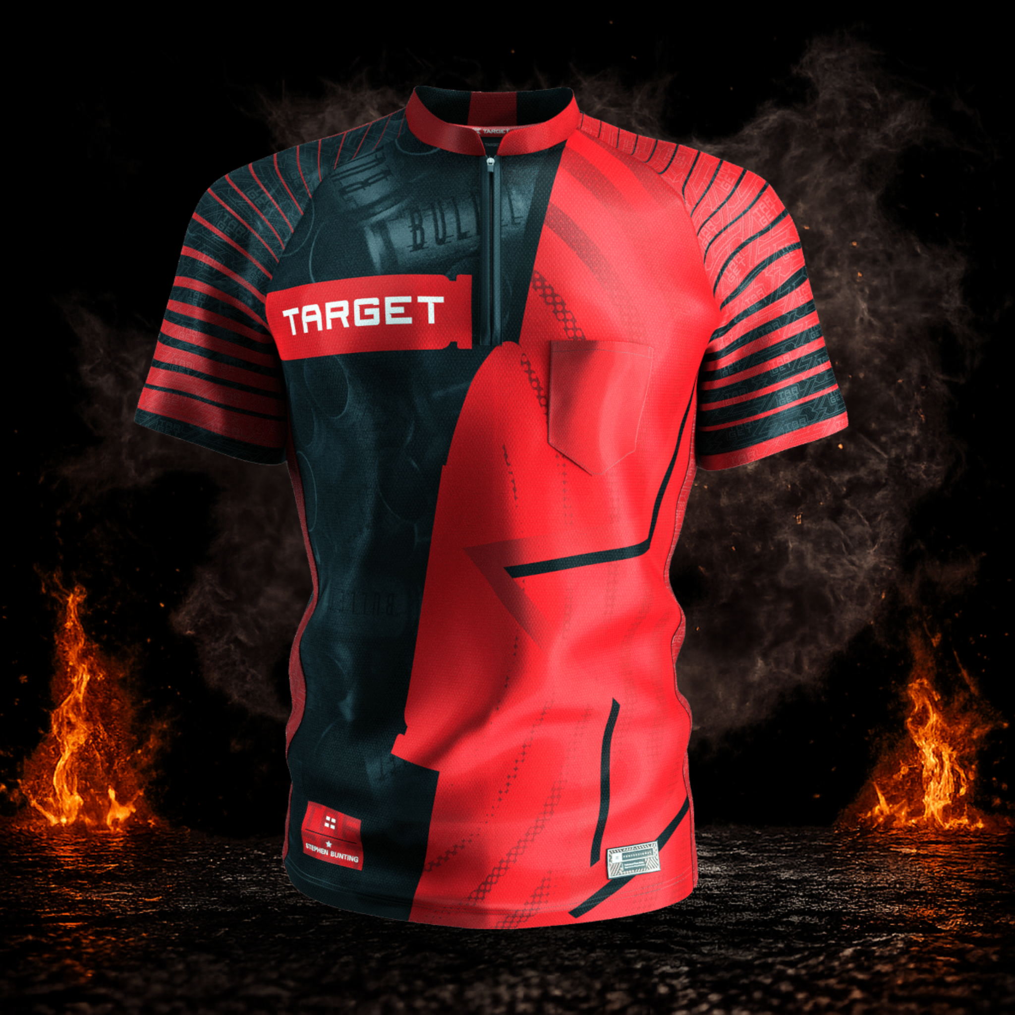 Target Coolplay Stephen Bunting Dart Shirt 2025 im offiziellen Spielerdesign von Stephen Bunting
