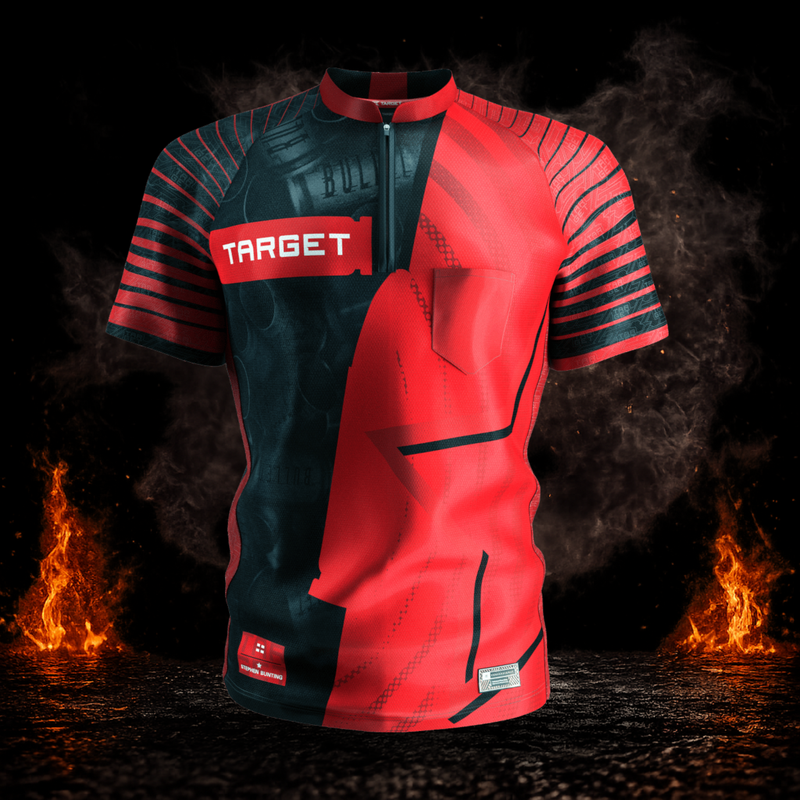 Target Coolplay Stephen Bunting Dart Shirt 2025 im offiziellen Spielerdesign von Stephen Bunting