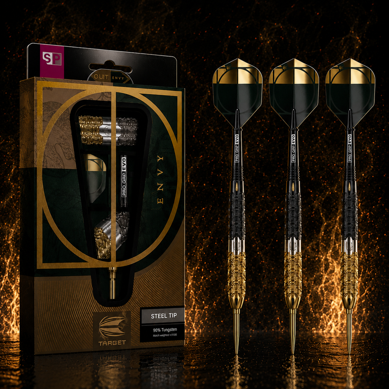 Hochwertige Target Cult Envy 03 Profi Steeldarts für Liga und Turnier