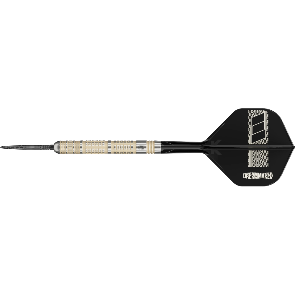 Frontansicht der Target Dimitri van den Bergh 95K Swiss Point Steeldarts