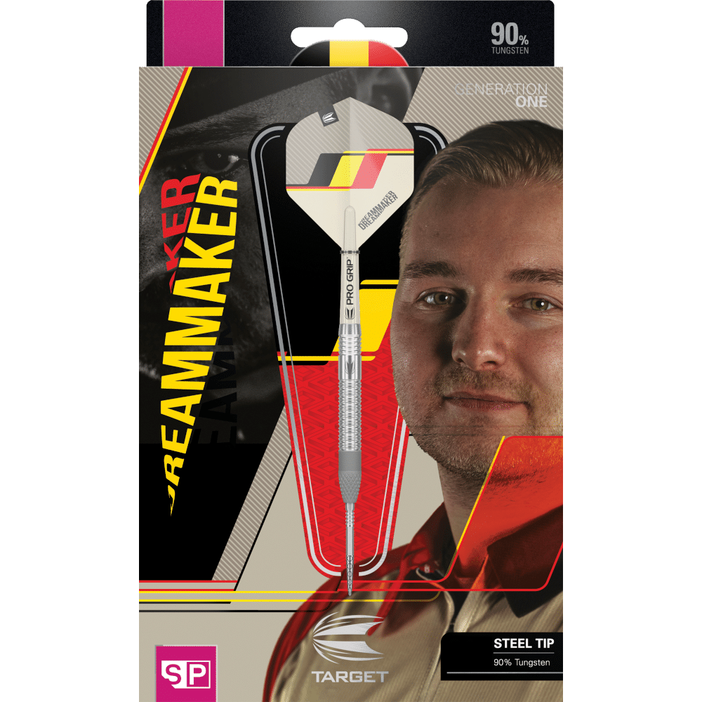 Hochwertige Target Dimitri Van den Bergh G1 Profi Steeldarts für Liga und Turnier