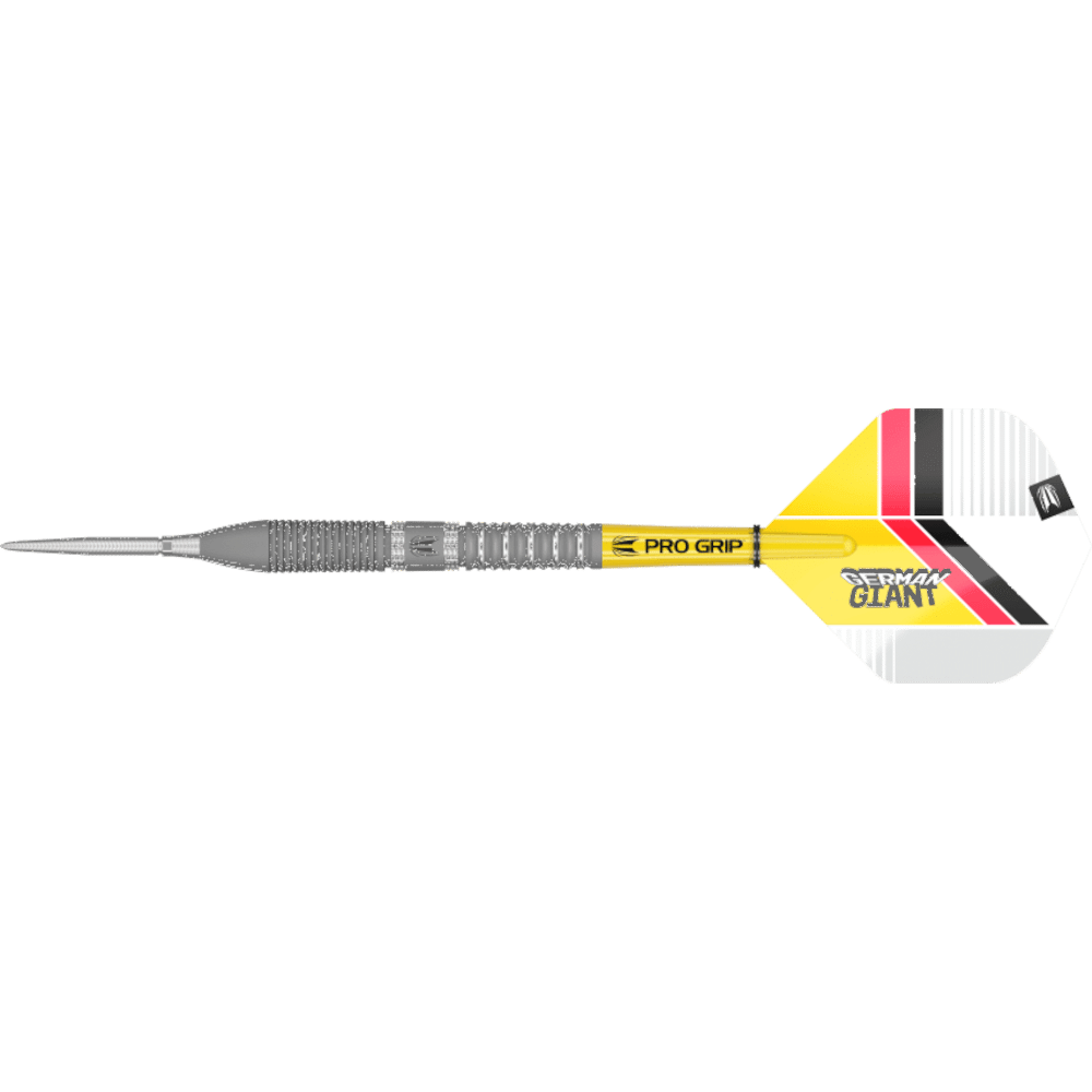 Detailaufnahme des präzisen Barrel Grips der Gabriel Clemens G2 Darts
