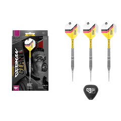 Target Gabriel Clemens G2 Steeldarts im modernen schwarz goldenen Design