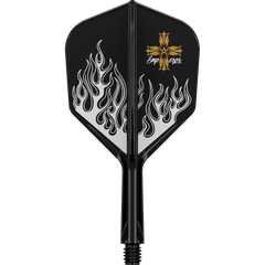 Target Japan K-Flex Pyro G2 No.6 Short mit Flammenmotiv