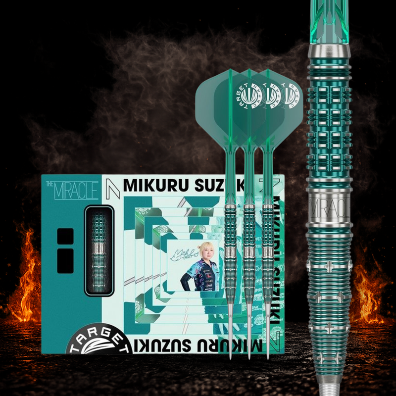 Target Japan Mikuru Suzuki The Miracle G7 Steeldart 95 Prozent Tungsten in Profiqualität