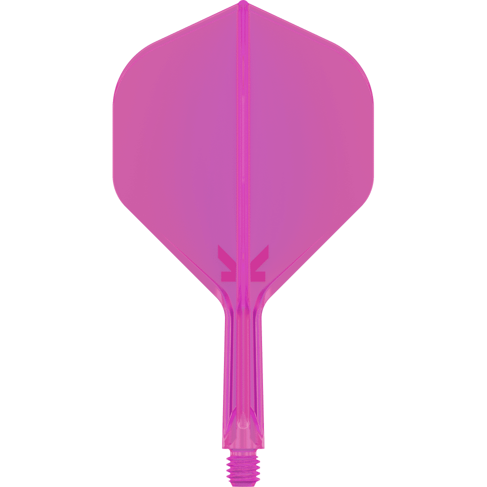Frontansicht des Target K-Flex Neon Standard No.2 Flight Shaft Systems