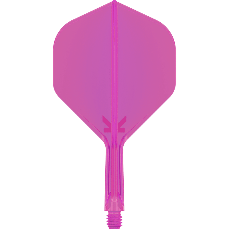 Frontansicht des Target K-Flex Neon Standard No.2 Flight Shaft Systems