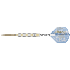 Target Adrian Lewis Showdown Swiss Point Steeldart 95% – Vollständiger Dart mit Flight und Spitze