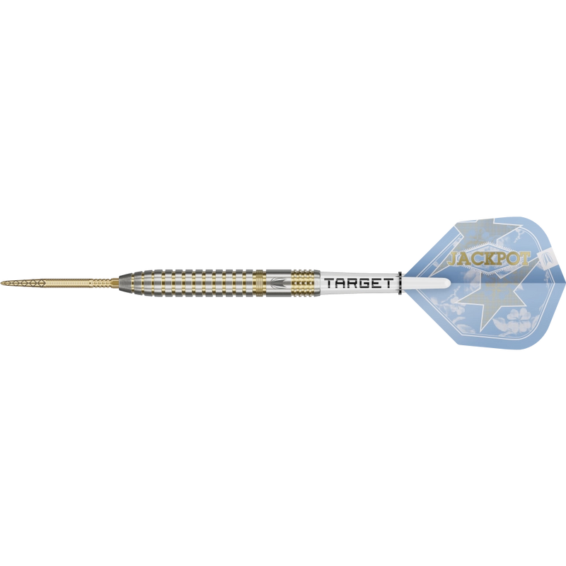 Target Adrian Lewis Showdown Swiss Point Steeldart 95% – Vollständiger Dart mit Flight und Spitze