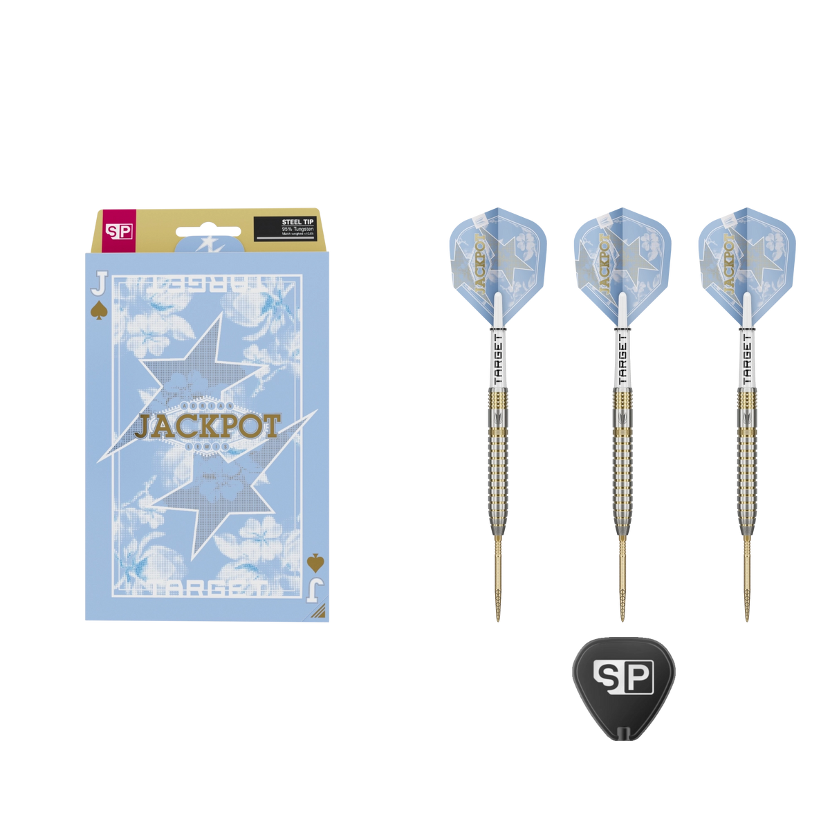 Target Adrian Lewis Showdown Swiss Point Steeldart 95% – Set und Lieferumfang