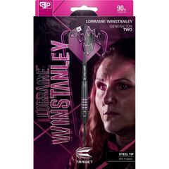 Hochwertige Target Lorraine Winstanley G2 Profi Steeldarts für Liga und Turnier