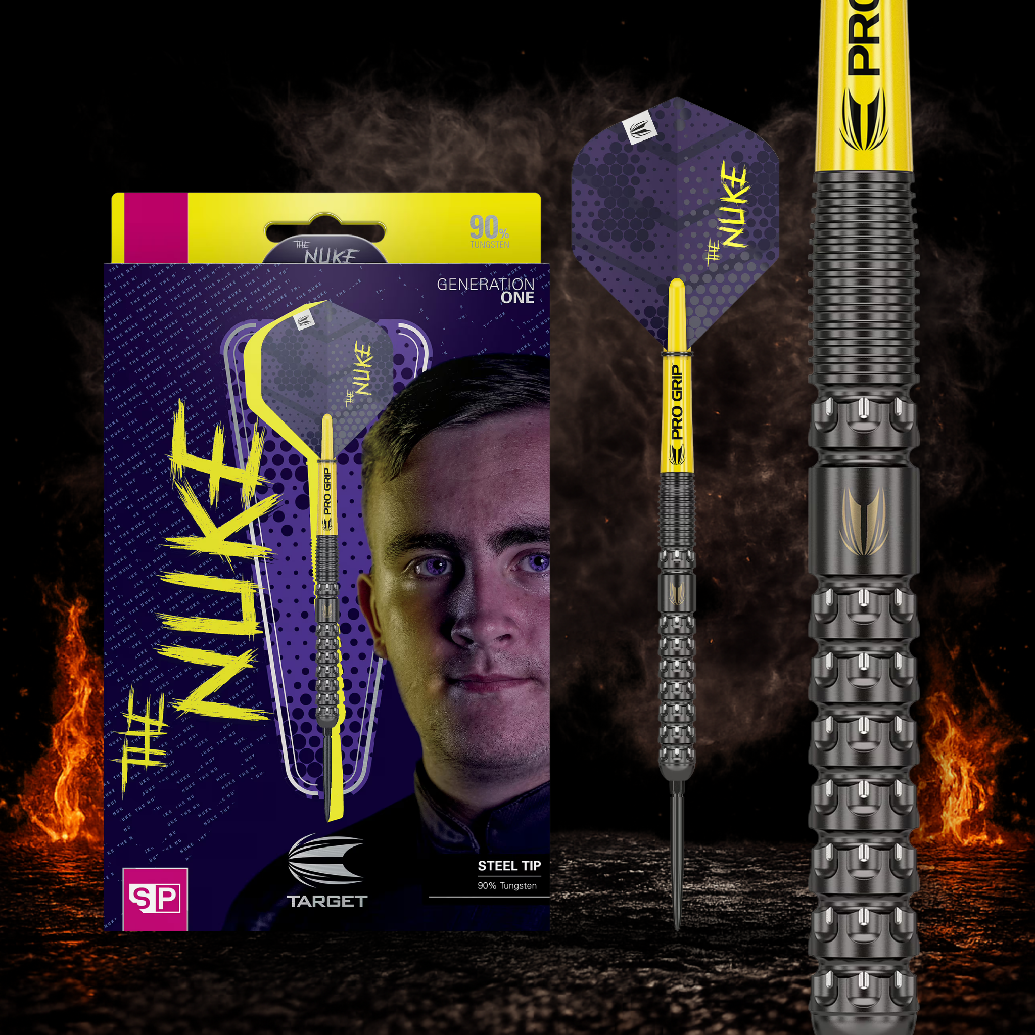 Target Luke Littler G1 Swiss Point Steeldart 90 Prozent Tungsten in Profiqualität