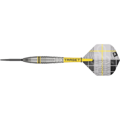 Detailaufnahme des präzisen Barrel Grips der Scott Williams G2 Darts