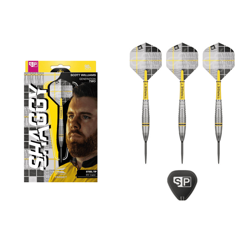 Target Scott Williams G2 Swiss Point Dartset mit hochwertiger Verarbeitung