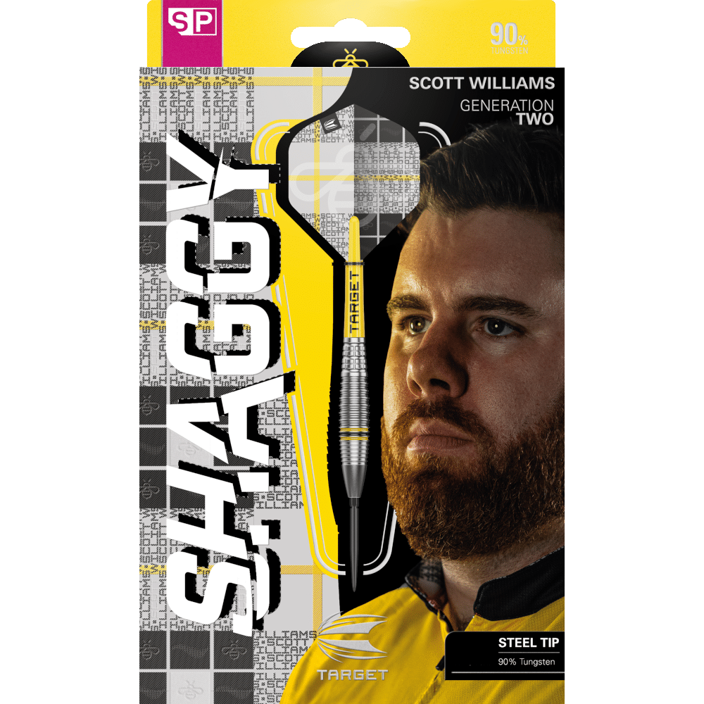 Hochwertige Target Scott Williams G2 Profi Steeldarts für Liga und Turnier