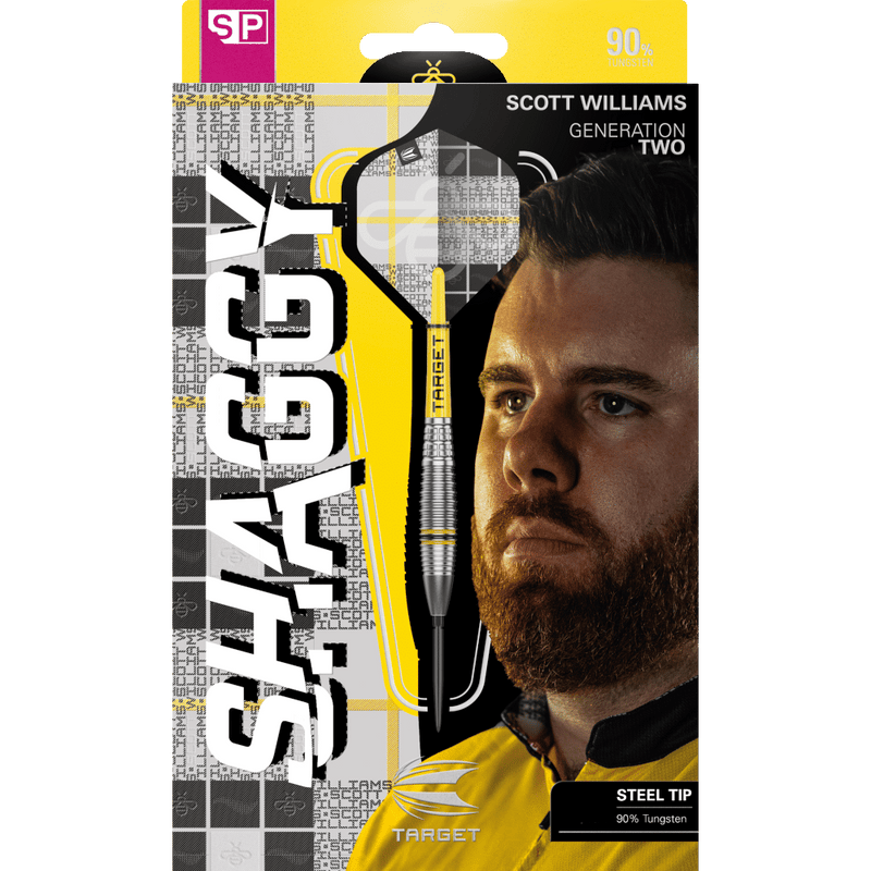 Hochwertige Target Scott Williams G2 Profi Steeldarts für Liga und Turnier