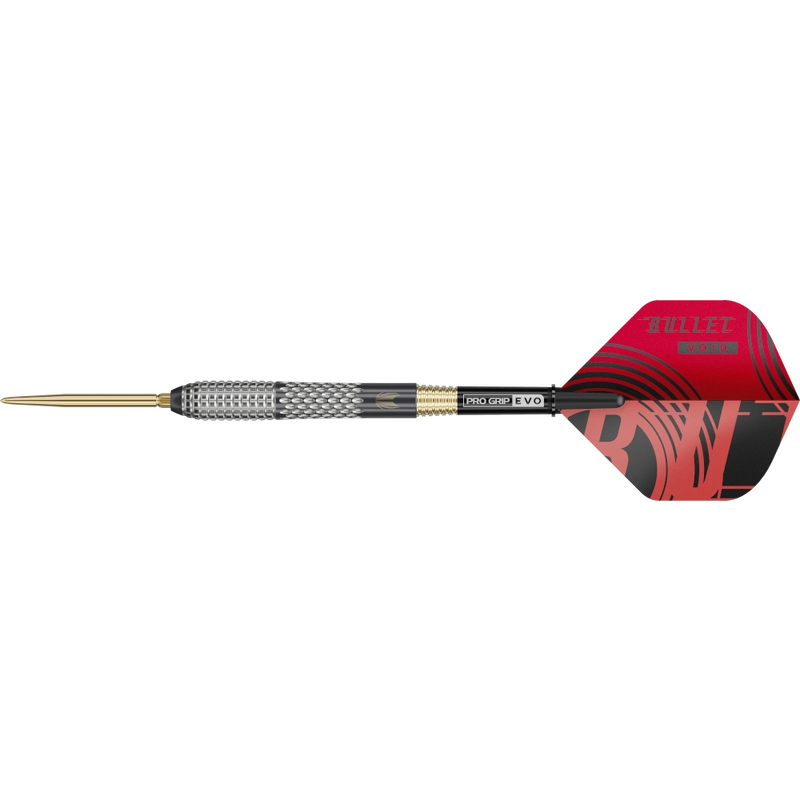 Detailaufnahme des präzisen Barrel Grips der Stephen Bunting G5 Void 2026 Darts